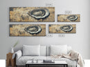 Extra Wide Panoramic Print of an Oyster, Wabi Sabi Minimalist Wall Art, Kitchen Home Decor, Kitchen Art, Wall Art for Dining Room
