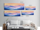 Smoky Mountain Landscape Canvas Print, Blue Ridge Mountains Painting, Panoramic Wall Art, Mountain Cabin Wall Art Home Decor
