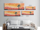 California Desert at Sunset, Death Valley Wall Art, Joshua Tree California Home Decor, California Art, Panoramic Extra Wide Art