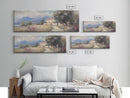 Italy Wall Art Canvas Print, Italy Painting, Italian Vila, Italy Landscape Wall Art, Italy Print, Italy Art, Italy Gifts, Vintage Italy Wall Art