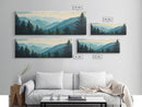 Mountain Painting Print, Mountain Art, Panoramic Wall Art, Extra Wide Horizontal Art, Ultra Wide Wall Art, Blue Ridge Mountains Painting