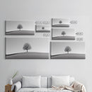 Loneliness - Framed Canvas Print Ready To Hang Wall Art - Thought Provoking Art - Moody Wall Art - Moody Painting - Black and White Dead Tree Art