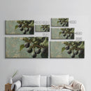 Figs On The Branch - Framed Canvas Print - Fig Painting - Fig Original Oil Painting Small Fruit Still Life Colorful Wall Art Hand Made Ready To hang