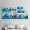 Hawaii Landscape Painting Print, Hawaii Wall Art, Ready To Hang, Hawaii Painting, Vacation Gift, Travel Gift