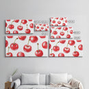 Kitchen Wall Art - Watercolor Painting of Cherries - Canvas Print - Cherry Wall Art - Cherry Decor - Cherries Kitchen Wall Art - Kitsch Kitchen