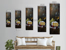Framed Canvas Print Cheese and Wine Kitchen Art Farmhouse Decor Food Review Wall Art Culinary Kitchen Print