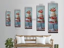 Wedding Decor Painting Print of a Wedding Cake - Framed Canvas Print - Wedding Decorations - Wedding Art - Tall Skinny Wall Art - Narrow Art