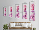 Macaron Art Canvas Print Food Review Kitchen Art Pink Orange Wall Art Whimsical Art Dessert Painting Gift Idea Kitchen Rustic