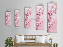 Delicate Cherry Blossom Framed Canvas Print Featuring Japanese-Inspired Botanical Prints for Bedroom or Living Room Wall Art