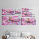 Elegant Fountain Pen Canvas Print | Pink Abstract Art | Stationery Inspired Wall Art | Unique Study Room Decor | Framed Office Art