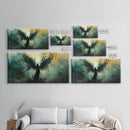 Abstract Angel Canvas Print Featuring Moody Art and Dark Angels Wall Art Stunning Vertical Art for Rustic or Minimalist Decor