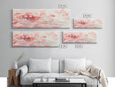 Lotus Petal Canvas Print, Wabi Sabi Wall Art, Light Pink Nature-Inspired Art, Bedroom or Yoga Room Decor, Serene Feminine Artwork