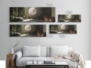 Zen Canvas Print Minimalist Indoor Jungle Art Peaceful Boho Decor Relaxing Yoga Art Bedroom Wall Art Nature Inspired