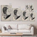 Golden Ratio Inspired Abstract Canvas Print Minimalist Monochrome Wall Art Unique Geometric Home Decor Artistic Gift Design