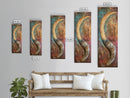 Rustic Horn, Earthy Tones, Abstract Nature, Canvas Print, southwest wall art, rustic wall art, boho art, wabi sabi art