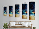 Stormy Ocean, Moody Art, Canvas Print, Nautical Painting, Dark Romance Painting, Coastal Wall Art, Living Room Art