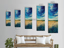 Prairie Storm, landscape painting, framed canvas print, moody art, rustic wall art, southwest wall art, extra wide art, boho art