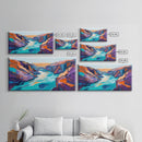 Grand Canyon, Southwest Wall Art, Extra Wide Art, Panoramic Painting, Landscape Painting, Above Bed Wall Art, Canvas Print