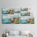 Ireland Painting, Coastal Cliffs, Ocean Landscape, Canvas Print, Nautical Wall Art, Coastal Landscape Art, Above Couch Art