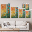 Sun and Nature, Botanical Prints, Sacred Geometry Wall Art, Moroccan Wall Art, Wabi Sabi Art, Canvas Print, Gift Idea