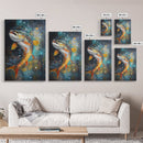 Vibrant Trout Art, Fly Fishing Art, Lake Tahoe Art, Rustic Wall Art, Nature Inspired Decor, Fisherman Gift, Canvas Print