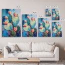 Agave Painting, southwest wall art, boho art, desert landscape, cactus painting, rustic decor, framed canvas print, bold home decor