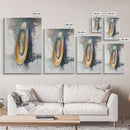 Abstract Oyster, oyster painting, oyster shell painting, coastal wall art, wabi sabi art, neutral wall art, canvas print, home decor