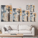 Rustic Telephone Pole Framed Canvas Print Industrial Wall Art, Urban Grunge Decor, Abstract Cityscape Painting, Modern Office Artwork