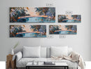 Exotic Palm Oasis Canvas Print Tropical Paradise Wall Art Boho Beach Decor Relaxing Home Accent Bedroom Living Room Gift