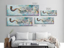 Abstract Smoke Pipe Art Canvas Print - Surreal Colorful Painting, Fantasy Wall Decor, Boho Home Aesthetic, Bar Lounge Art