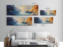Print Ethereal Canyon Painting Misty River Landscape Wall Art Dreamy Nature Artwork Tranquil Modern Decor Bedroom