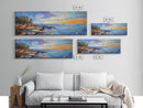 Sunset Coastal Escape Canvas Print, Scenic Ocean Landscape, Nature Wall Art, Beach House Decor, Vibrant Art, Living Room Art