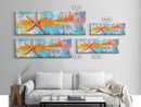 Starfish, Beach Themed Wall Art, Ocean Life Painting, Coastal Decor, Framed Canvas Print, Nautical Style, Living Room Artwork
