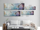 Seagull, Flight, Sky, Freedom, Canvas Print, Coastal Bird Art, Minimalist Nature Painting, Serene Wall Art, Neutral Home Decor