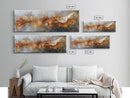 Abstract Flow, Earthy Tones, Modern Minimalist, Framed Canvas Print, Neutral Wall Art, Fall Home Decor, Office Wall Decor
