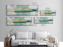 Surfboard Art, Beach Decor, Coastal Wall Art, Surfboard Painting, Beach Art, Bedroom Wall Art, Canvas Print, Framed Canvas Print