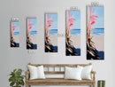 Pampas Grass, Beach View, Coastal Wall Art, Canvas Print, Boho Aesthetic, Neutral Home Decor, Bedroom Art, Modern Minimalist