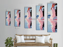 Elegant Dress, Feminine Silhouette, Soft Reflection, Canvas Print, Fashion Wall Art, Chic Home Decor, Modern Bedroom Art, Minimalist Print