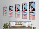 Tropical Paradise, Palm Tree Wall Art, Vibrant Island Painting, Exotic Nature Scene, Coastal Boho Decor, Summer Aesthetic, Canvas Print