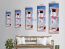 Lifeguard Tower, Beach House Art, Coastal Minimalism, Summer Seascape, Canvas Print, Nautical Theme, Modern Wall Art, Living Room Decor