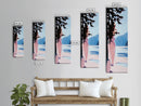 Abstract Nature, Impressionist Landscape, Modern Art, Framed Canvas Print, Minimalist Painting, Office Decor, Living Room Wall Art