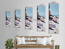 Sunset Glow, Blush Toned Art, Tranquil Nature Painting, Abstract Landscape, Peaceful Wall Art, Warm Aesthetic, Living Room Canvas Print
