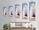 Wave Splash, Coastal Power, Dynamic Seascape, Ocean Energy, Modern Surf Art, Beach Vibes, Framed Canvas Print, Large Wall Decor