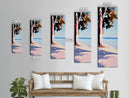 Serene Ocean, Pastel Beach, Coastal Landscape, Canvas Print, Minimalist Art, Living Room Art, Tranquil Seascape, Sunset Painting, Soft Colors