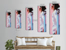 Sunset Reflection, Female Portrait, Canvas Print, Contemporary Wall Art, Minimalist Decor, Soft Aesthetic, Boho Home Art