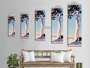 Tree Silhouette Art, Nature Print, Tranquil Wall Decor, Framed Canvas Print, Modern Landscape, Living Room Art, Contemporary Style