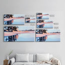 Lakeside Reflection, Serene Landscape Art, Nature Wall Print, Calm Waters Artwork, Zen Tranquility Decor, Office Canvas Print
