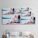 Lake Reflection, Tranquil Water, Nature Art, Peaceful Landscape, Forest Painting, Serene Aesthetic, Modern Minimalist, Canvas Print