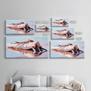 Driftwood Reflection, Coastal Wall Art, Beach House Decor, Nature-Inspired, Neutral Art, Minimalist Style, Canvas Print, Living Room