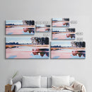 Marshland Serenity, Nature Landscape Art, Tranquil Scenery, Warm Neutrals, Earthy Wall Decor, Relaxing Aesthetic, Canvas Print, Bedroom
